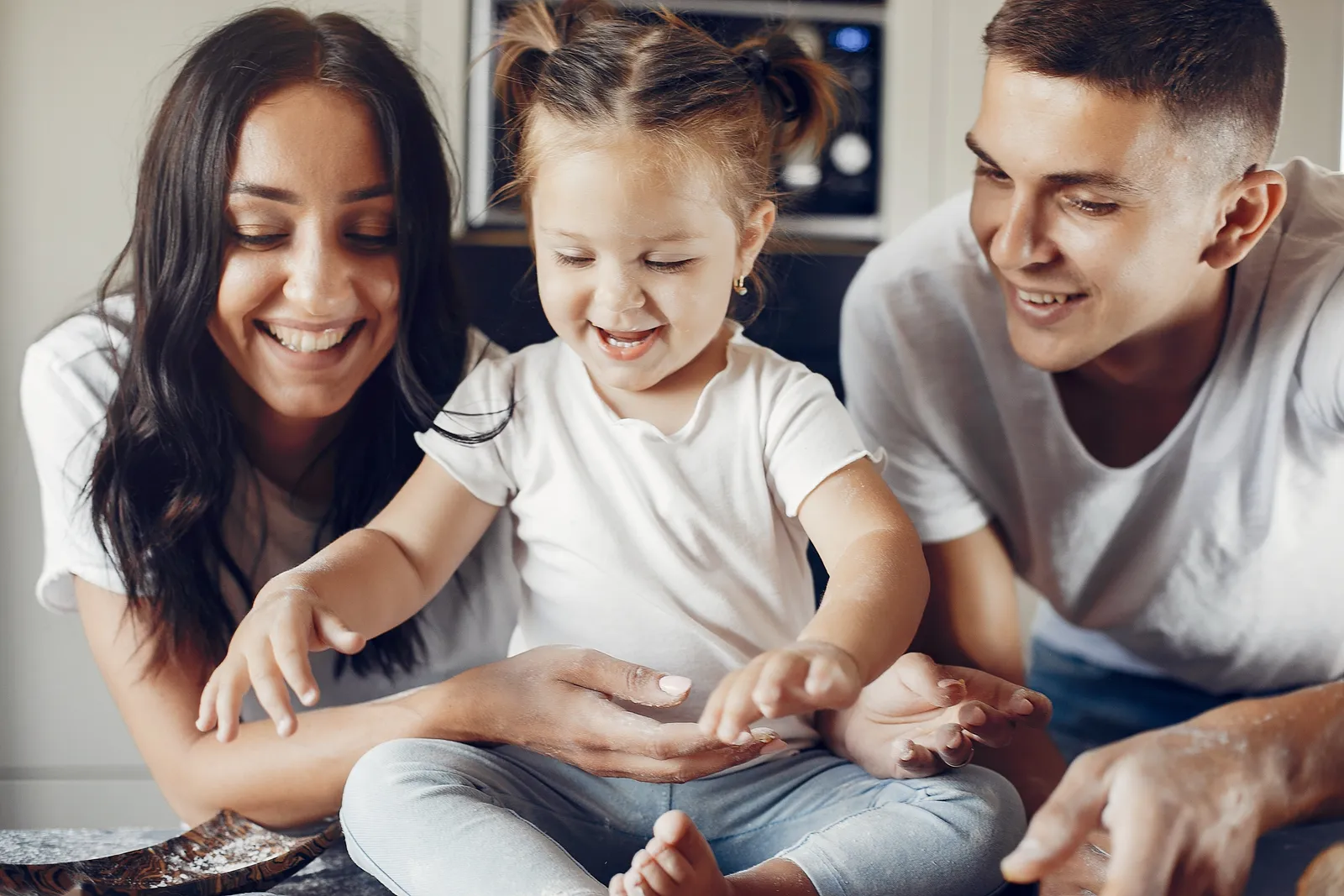 Family relaxing in a pest-free Santa Clara home